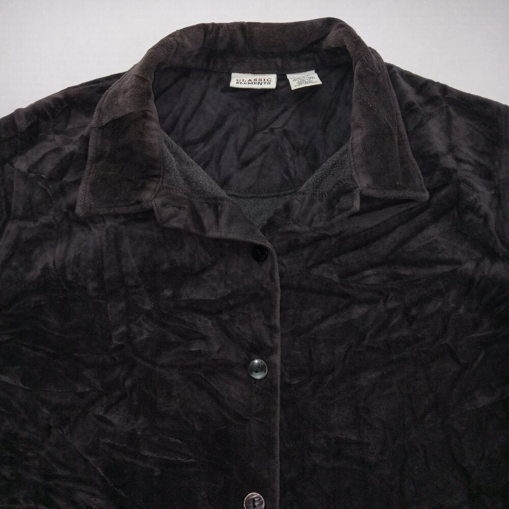 Classic Elements Women's Button Front Shacket Siz… - image 2